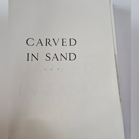 Carved in Sand When attention fails and memory fades in the Middle.Ramin. Harper - Picture 9 of 16